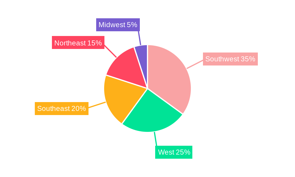 USA Lime Industry Market Share by Region - Global Geographic Distribution