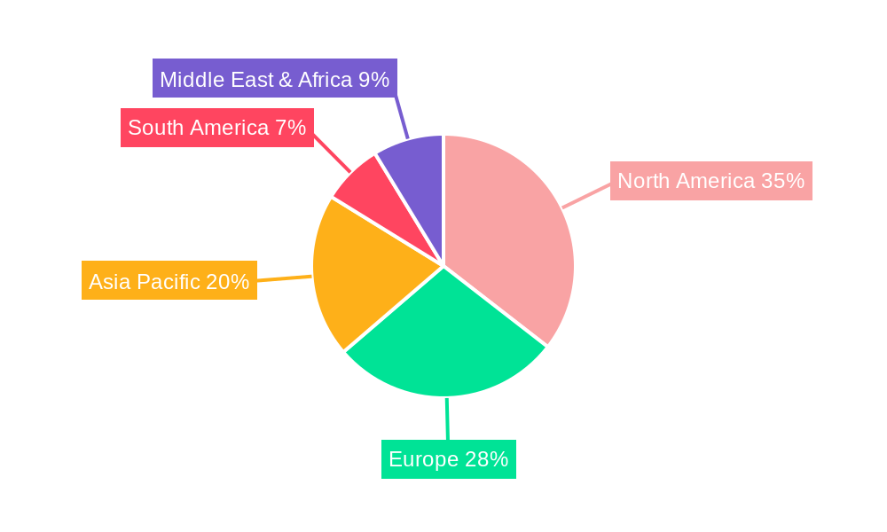 Floor Trusses Market Share by Region - Global Geographic Distribution