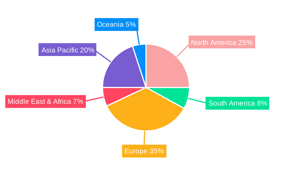Hops Market Share by Region - Global Geographic Distribution