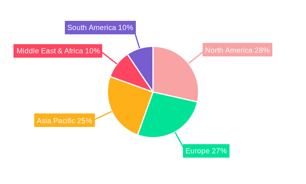 Household Steam Mops Market Share by Region - Global Geographic Distribution