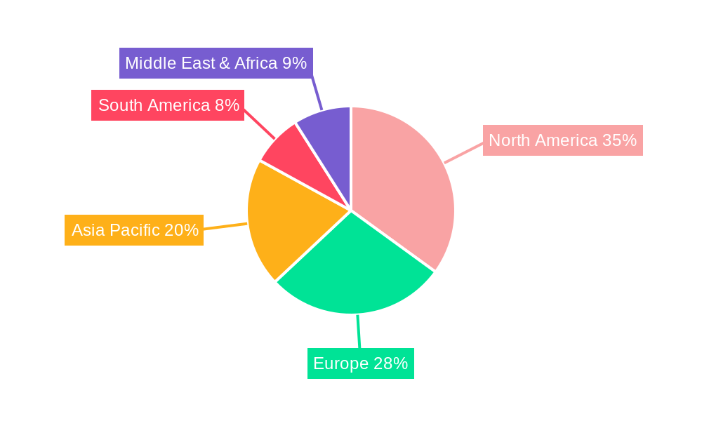 Meditation Float Tank Market Share by Region - Global Geographic Distribution