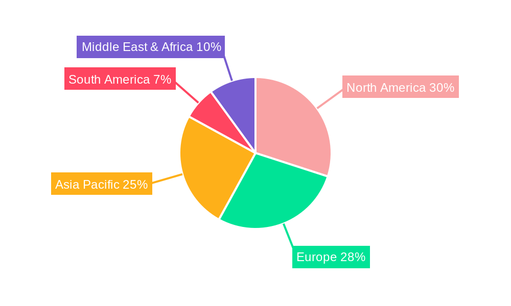 Screw Cap Tubes Market Share by Region - Global Geographic Distribution