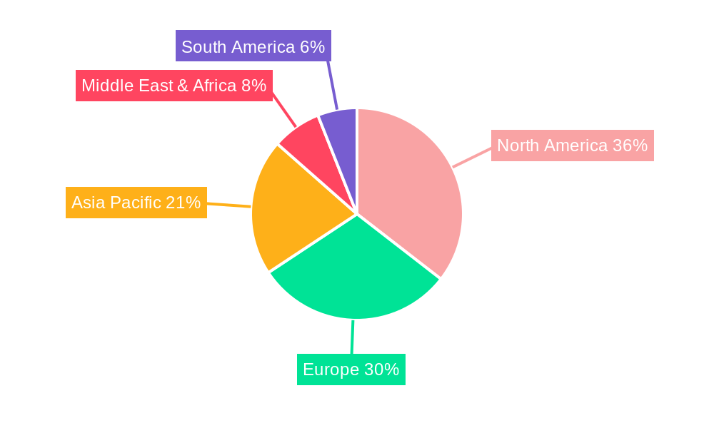 Tracheal Intubations Market Share by Region - Global Geographic Distribution