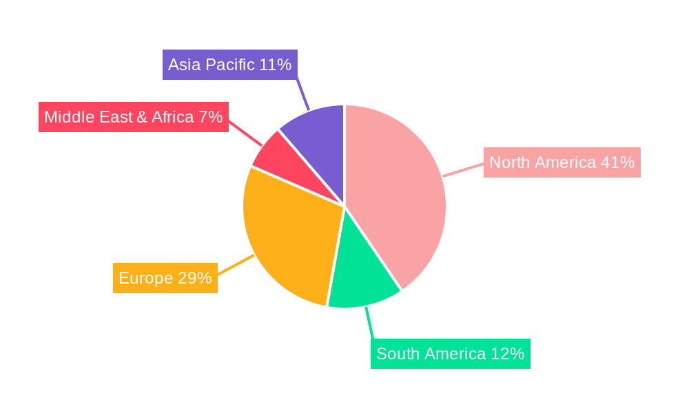 US Energy Drink Market Market Share by Region - Global Geographic Distribution