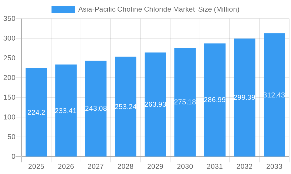 Asia-Pacific Choline Chloride Market Market Size and Forecast (2024-2030)