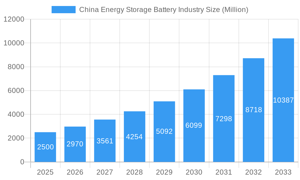 China Energy Storage Battery Industry Market Size and Forecast (2024-2030)