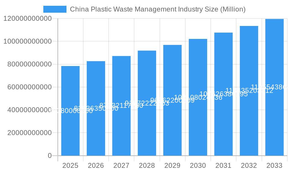 China Plastic Waste Management Industry Market Size and Forecast (2024-2030)