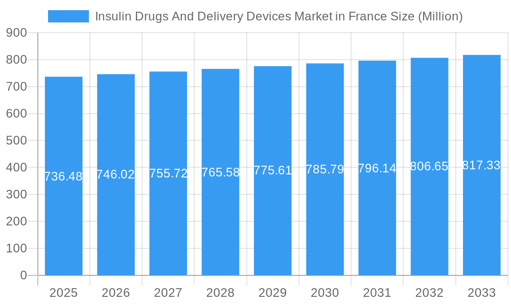 Insulin Drugs And Delivery Devices Market in France Market Size and Forecast (2024-2030)