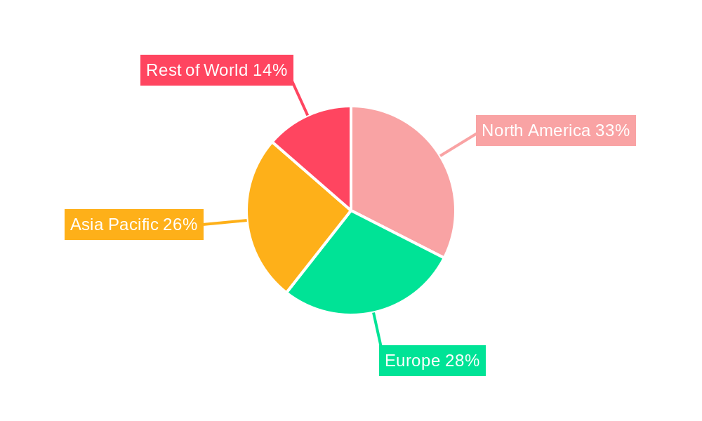 3D Printed Dental Brace Market Share by Region - Global Geographic Distribution