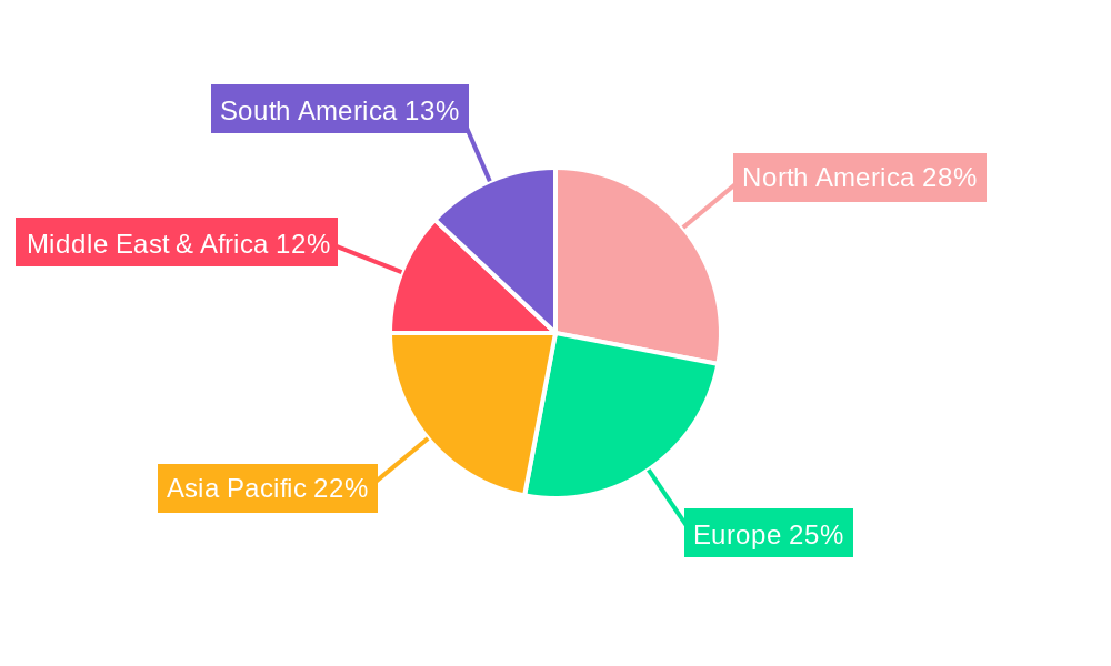 Aluminum Foil Takeaway Containers Market Share by Region - Global Geographic Distribution