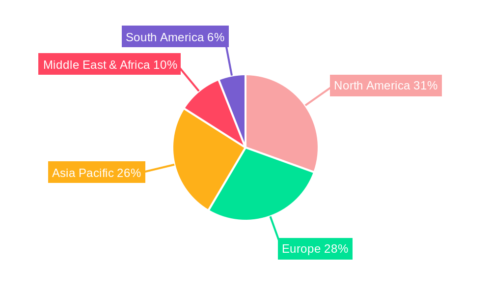 Anti-ship Missile Defense System Industry Market Share by Region - Global Geographic Distribution