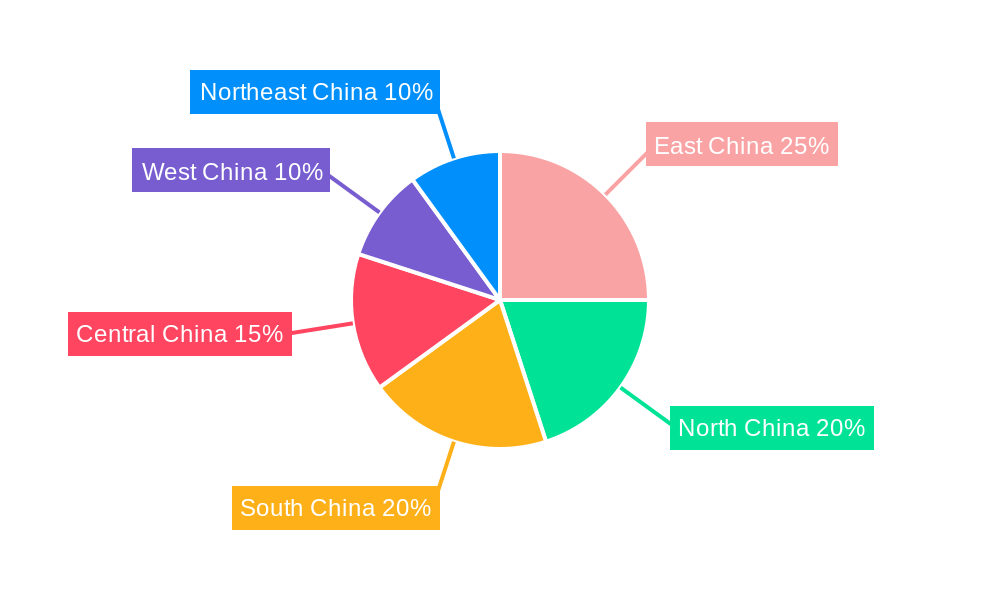 China Plastic Waste Management Industry Market Share by Region - Global Geographic Distribution
