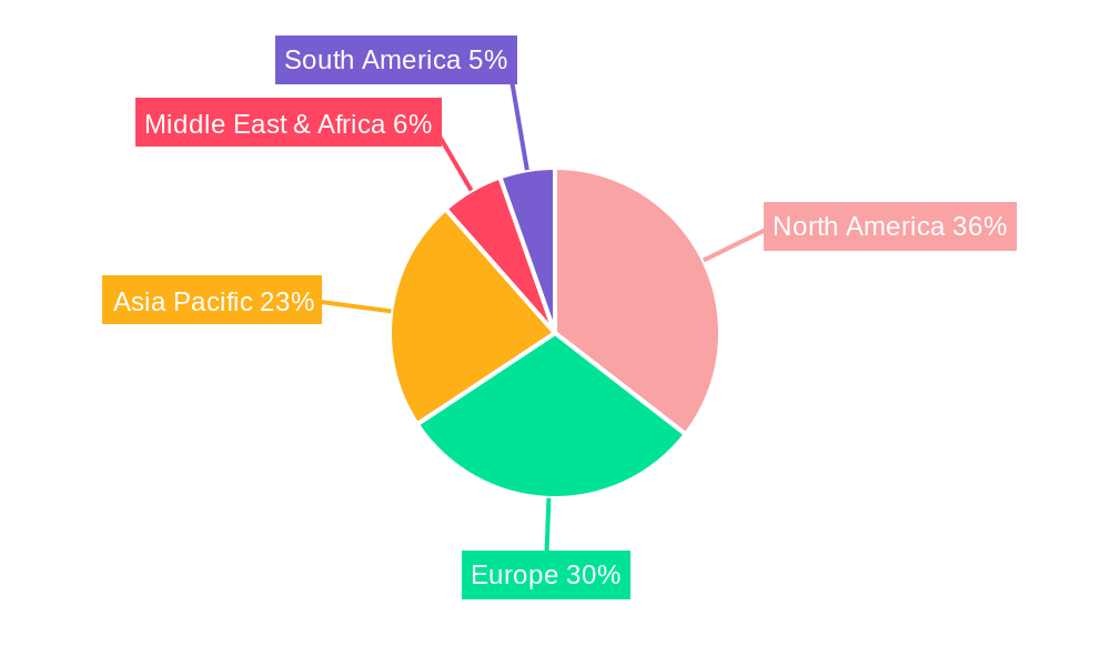 Digital Behind The Ear Bte Hearing Aid Market Share by Region - Global Geographic Distribution