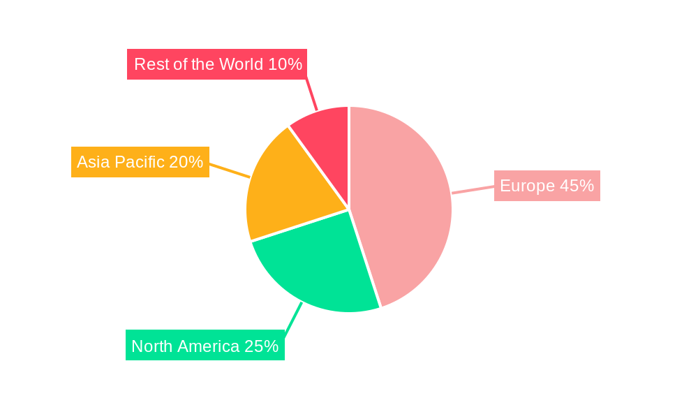 Europe Medium and Heavy-duty Commercial Vehicles Market Market Share by Region - Global Geographic Distribution
