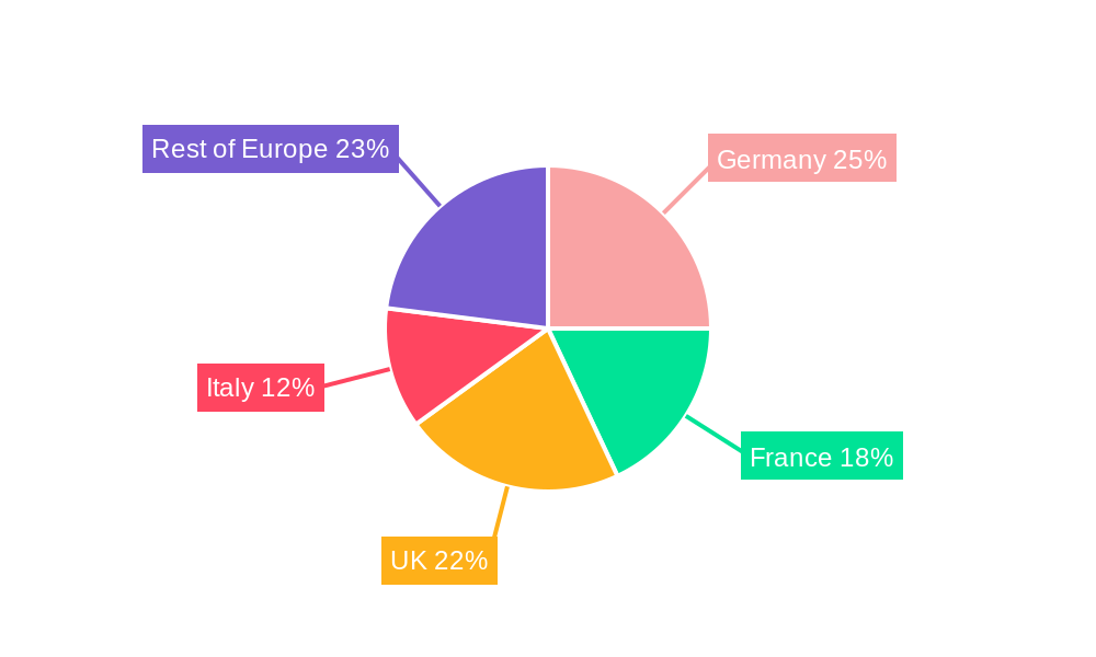 Europe Non-Destructive Testing Industry Market Share by Region - Global Geographic Distribution