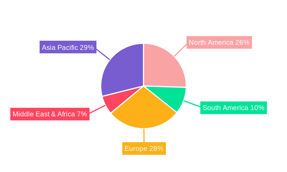 Medical Patch Type Skin Repair Dressing Market Share by Region - Global Geographic Distribution