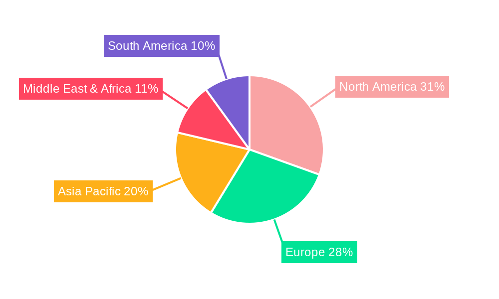 Medical Water Seal Chest Drainage Unit Market Share by Region - Global Geographic Distribution