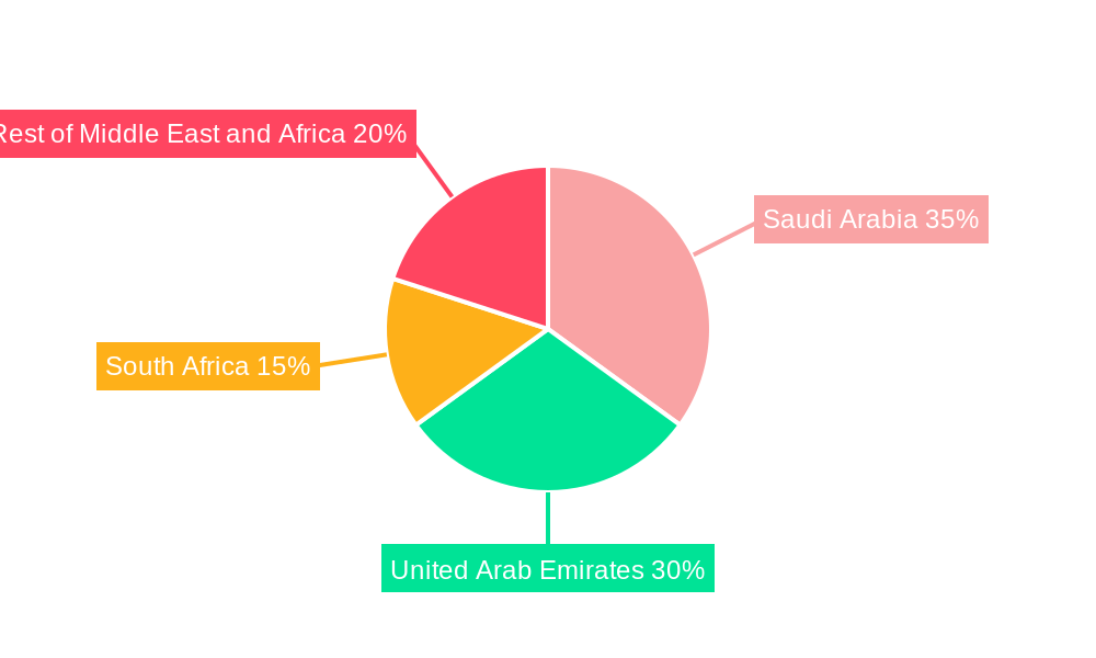 Middle East and Africa Repair and Rehabilitation Market Market Share by Region - Global Geographic Distribution