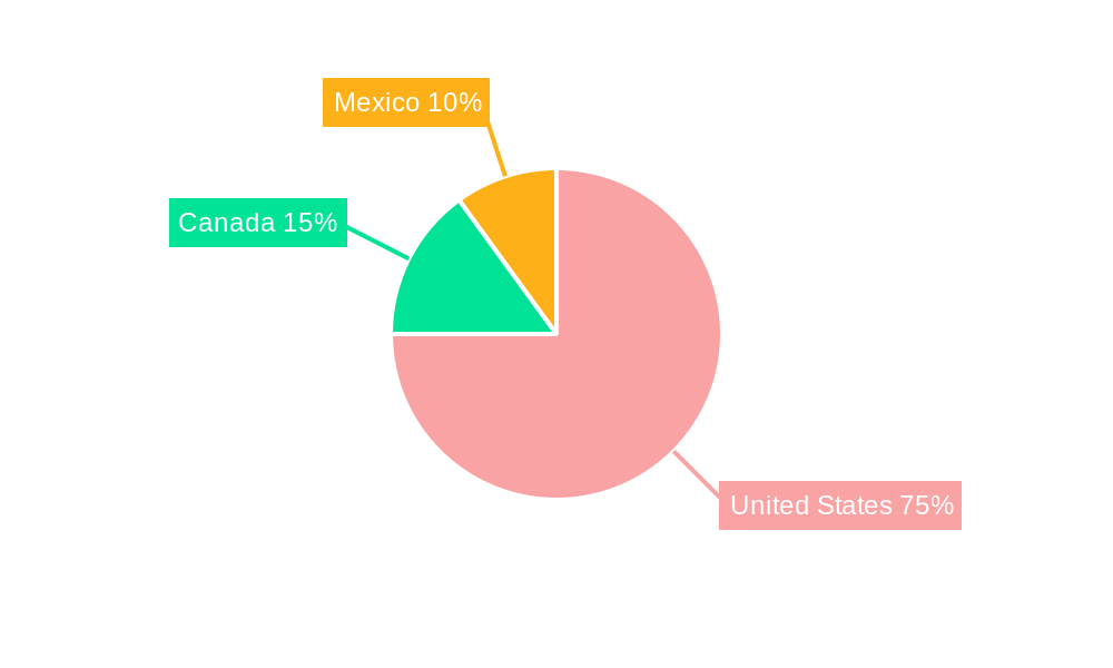 North America Electronics Adhesives Market Market Share by Region - Global Geographic Distribution