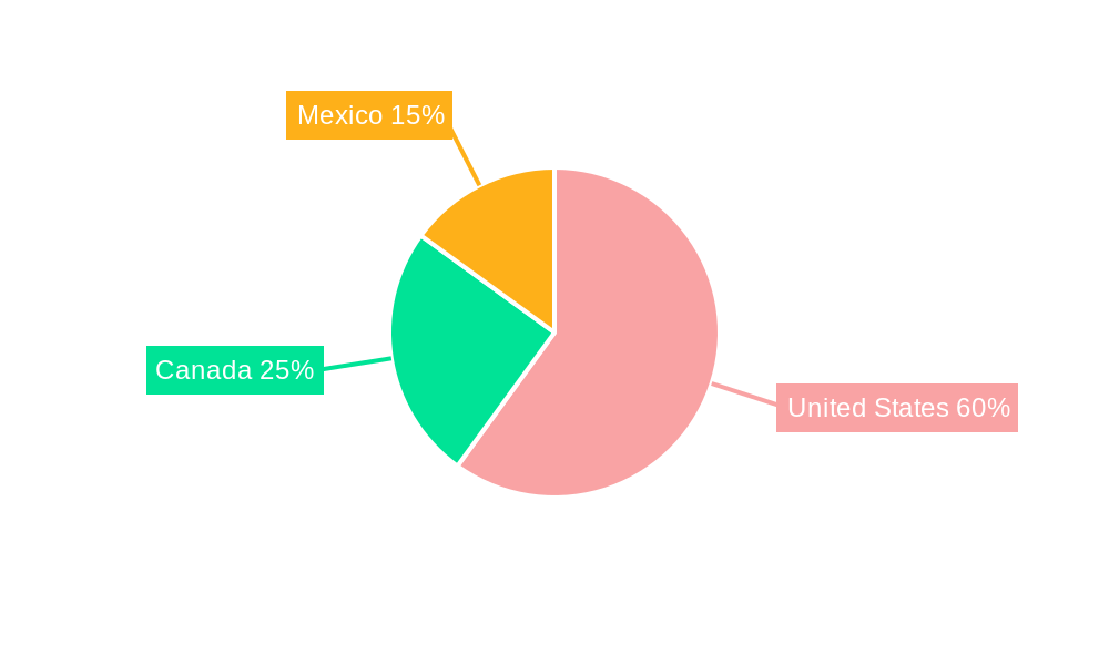 North America Oil and Gas Lubricants Industry Market Share by Region - Global Geographic Distribution