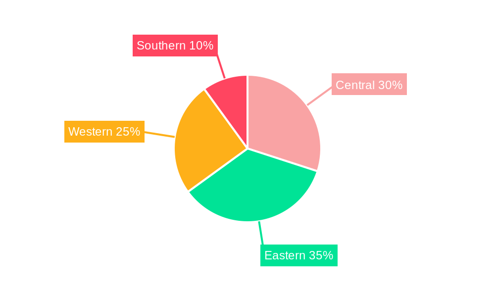 Saudi Arabia Geospatial Analytics Market Market Share by Region - Global Geographic Distribution