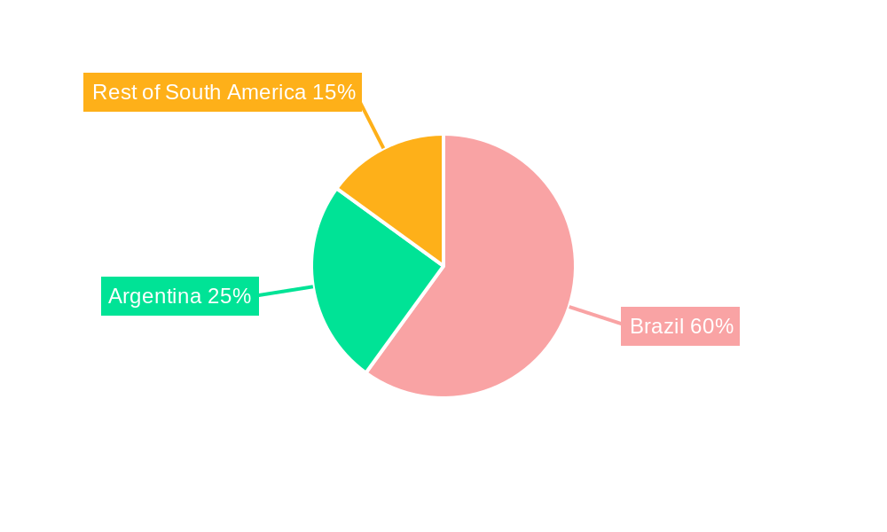 South America Agricultural Sprayers Market Market Share by Region - Global Geographic Distribution