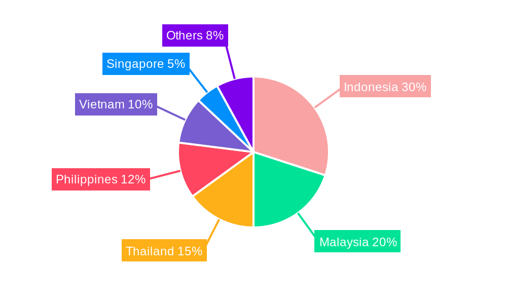 Southeast Asia Repair and Rehabilitation Market Market Share by Region - Global Geographic Distribution
