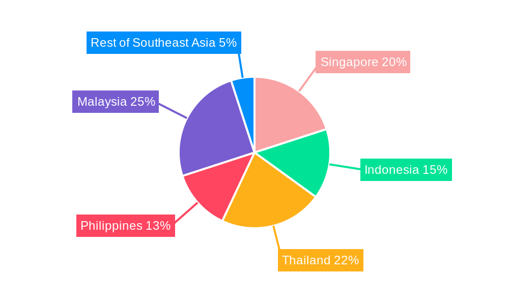 Southeast Asia Surface Treatment Chemicals Market Market Share by Region - Global Geographic Distribution