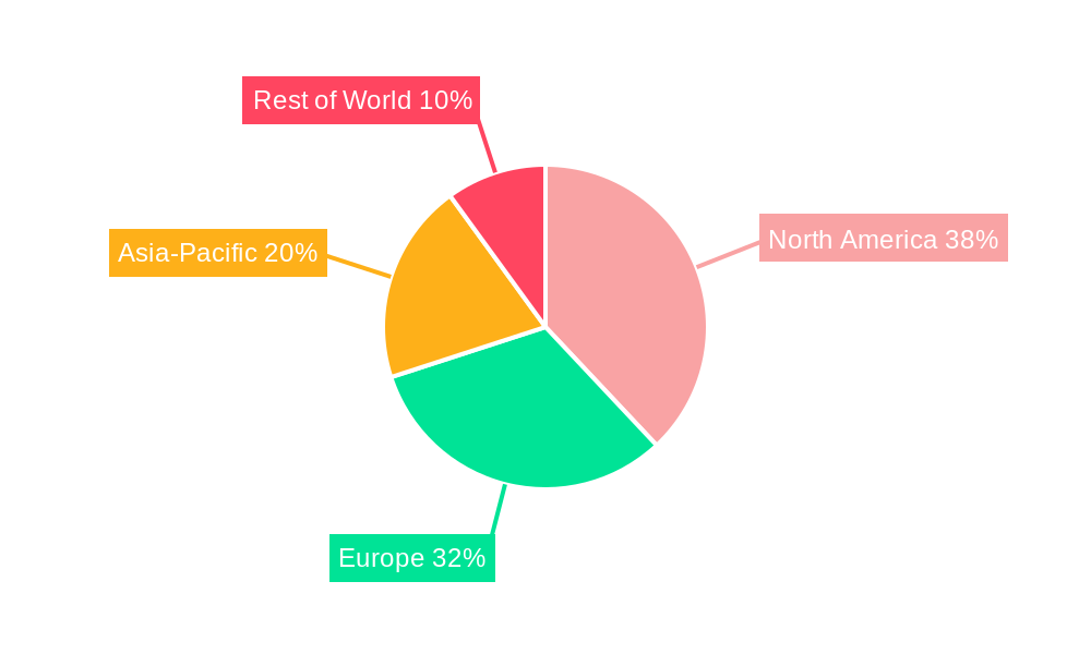 Sterile Vacutainer Blood Collection Tube Market Share by Region - Global Geographic Distribution