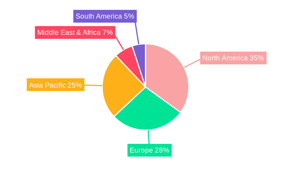 Video Conferencing Hardware And Immersive Collaboration Market Share by Region - Global Geographic Distribution