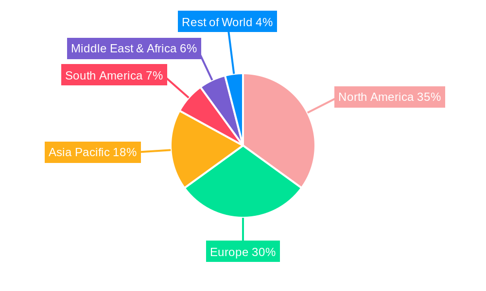 Camping Experience Service Market Share by Region - Global Geographic Distribution