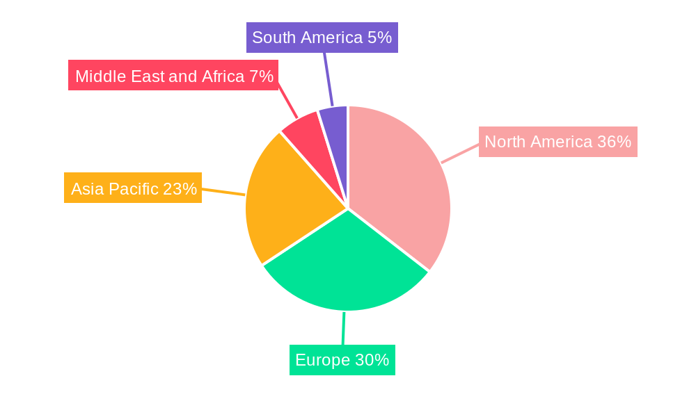 Cardiac Prosthetic Devices Market Market Share by Region - Global Geographic Distribution