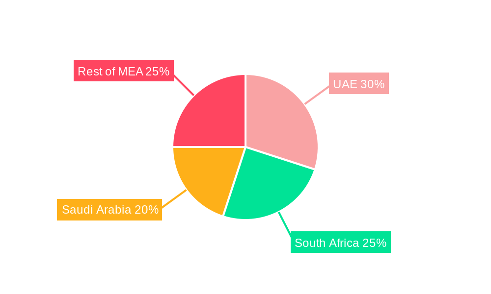 Challenger Banking in Middle East & Africa Market Market Share by Region - Global Geographic Distribution