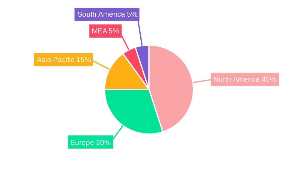 Collagen Supplement Industry in MEA Market Share by Region - Global Geographic Distribution