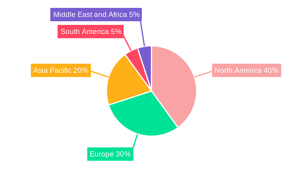 Collagen Supplements Market Market Share by Region - Global Geographic Distribution