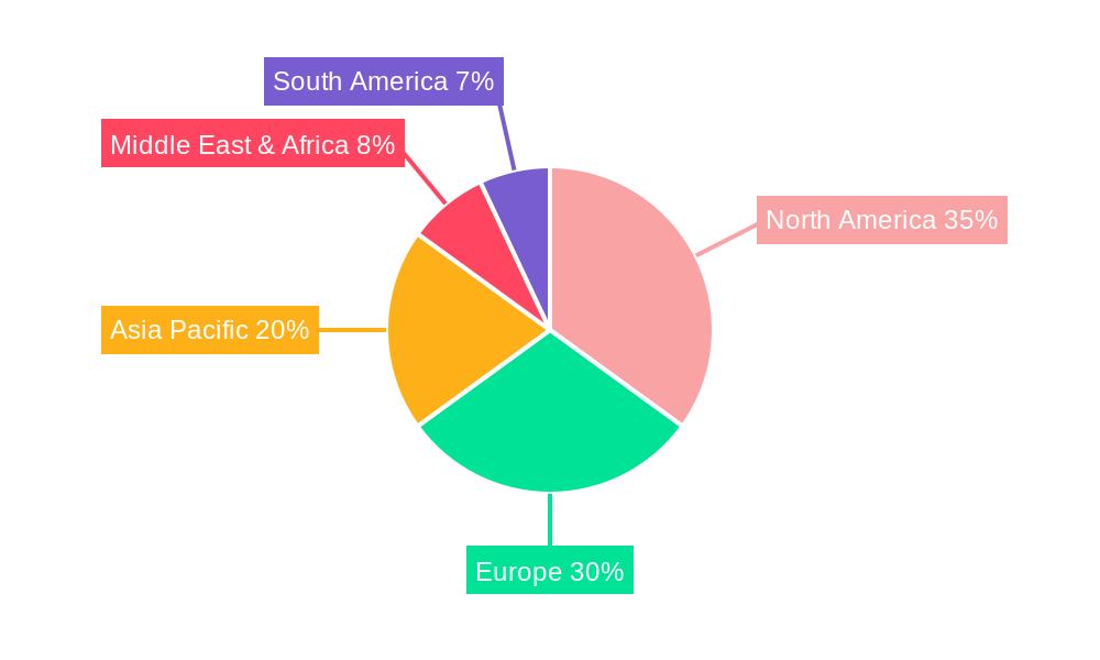 Dental Hygiene Handpiece Market Share by Region - Global Geographic Distribution