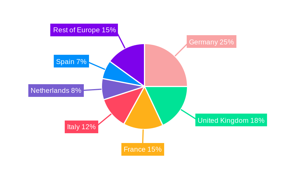 Europe Electric Motors EV Market Market Share by Region - Global Geographic Distribution