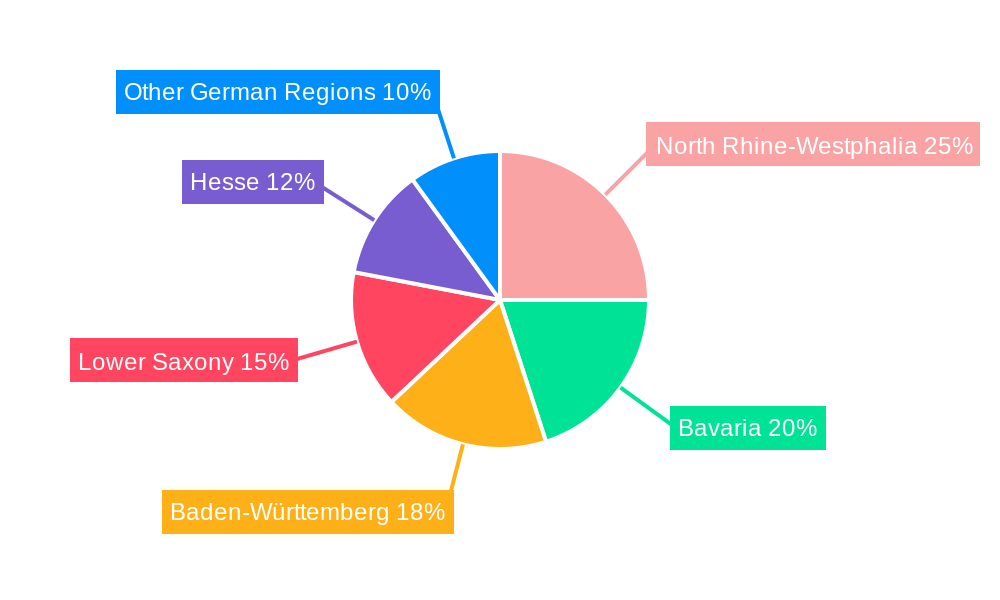 Germany Animal Nutrition Chemicals Market Market Share by Region - Global Geographic Distribution
