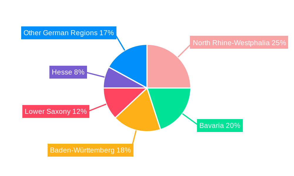 Germany Digital Inspection Market Market Share by Region - Global Geographic Distribution