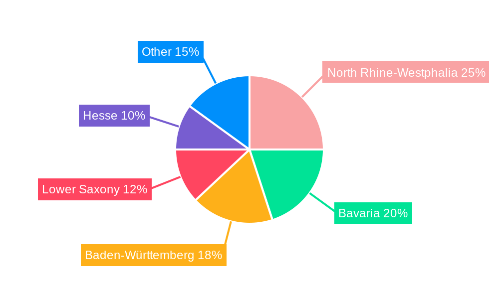 Germany Luxury Goods Market Market Share by Region - Global Geographic Distribution