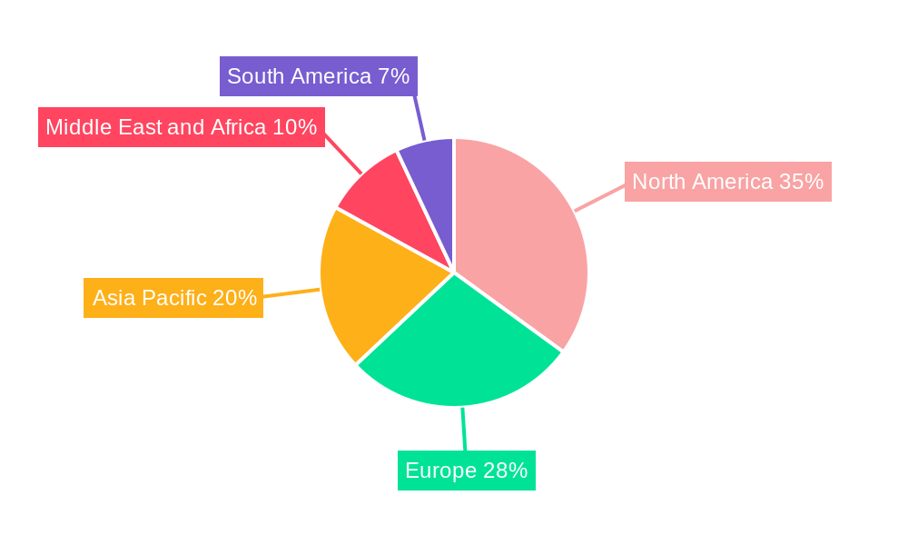 Global Bone Cement Market Market Share by Region - Global Geographic Distribution