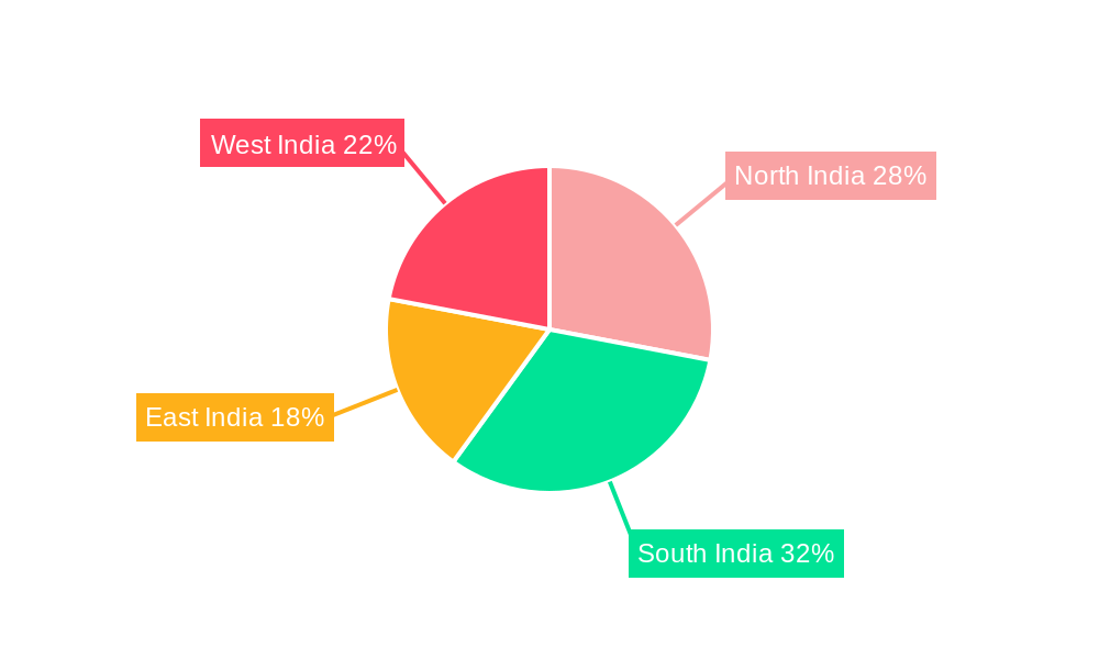 India Contract Logistics Market Market Share by Region - Global Geographic Distribution