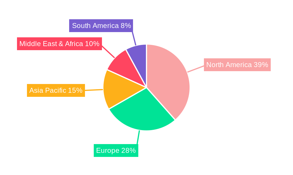 Medical Office EMR & EHR Software Market Share by Region - Global Geographic Distribution