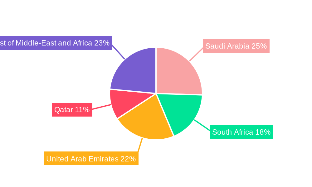 Middle-East and Africa Non-lethal Weapons Market Market Share by Region - Global Geographic Distribution