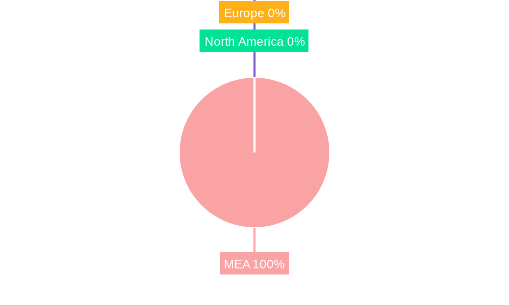 Middle-East and Africa Sodium Sulfide Industry Market Share by Region - Global Geographic Distribution