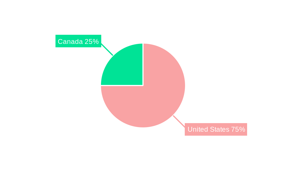 North America Siding and Decking Market Market Share by Region - Global Geographic Distribution