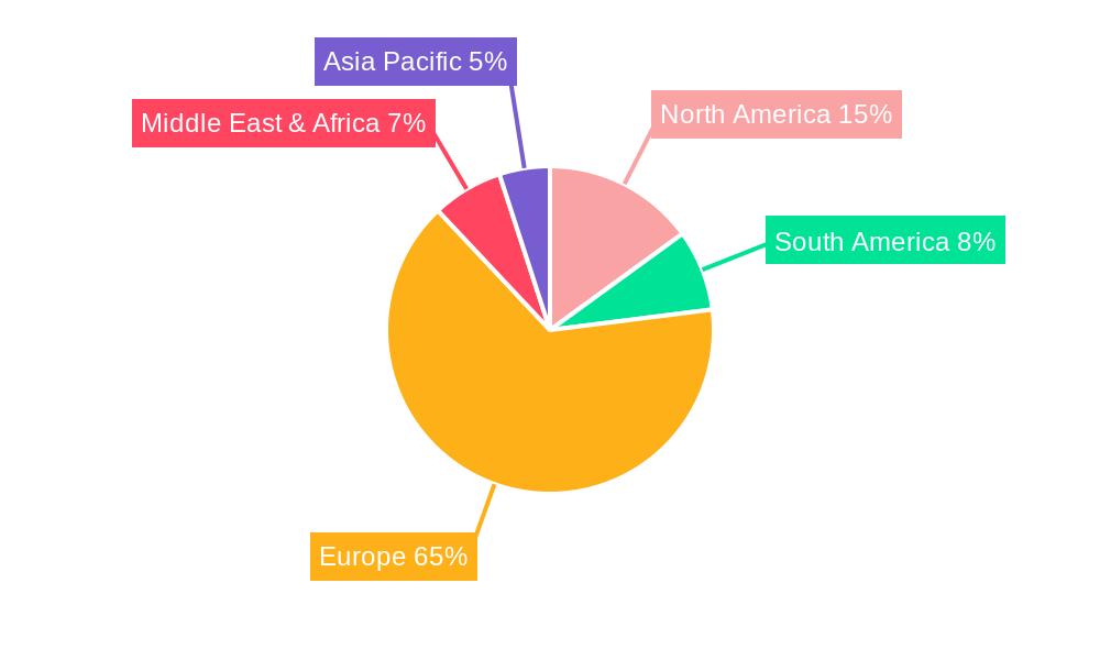 UK Offshore Oil And Gas Decommissioning Market Market Share by Region - Global Geographic Distribution