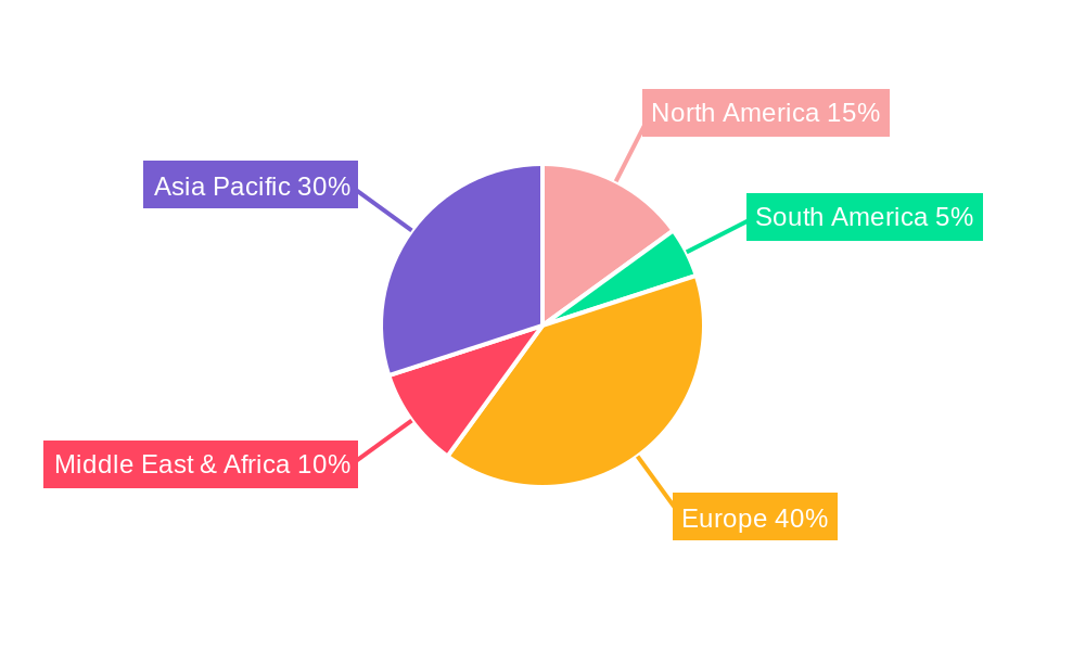 UK Prefabricated Buildings Market Market Share by Region - Global Geographic Distribution