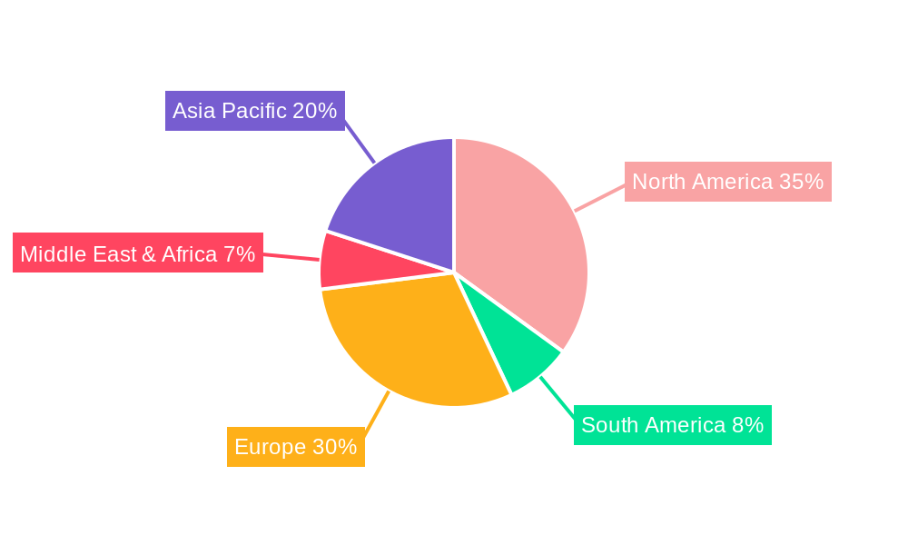 US Home Appliances Market Market Share by Region - Global Geographic Distribution