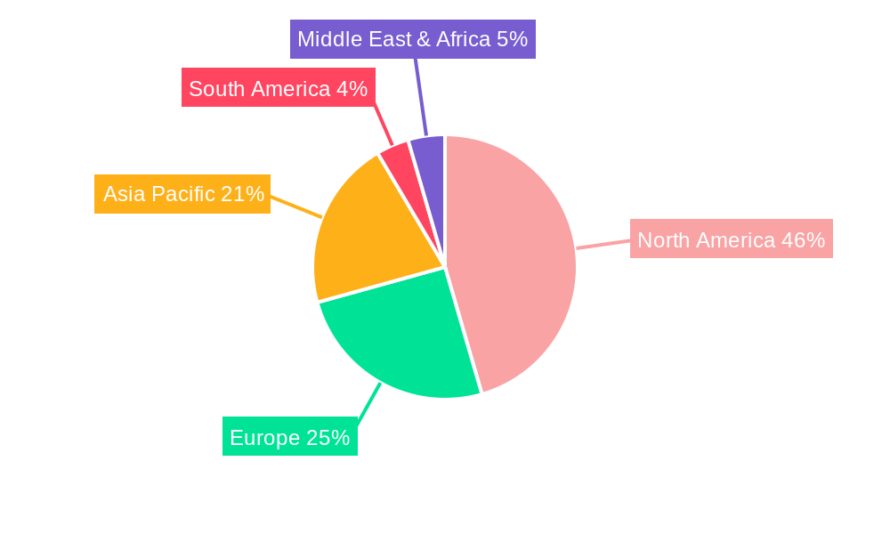 USA Plastic Packaging Industry Market Share by Region - Global Geographic Distribution